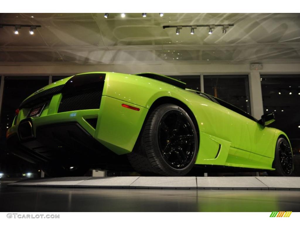 2008 Murcielago LP640 Coupe - Verde Ithaca (Pearl Green) / Nero Perseus photo #10