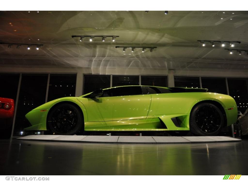2008 Murcielago LP640 Coupe - Verde Ithaca (Pearl Green) / Nero Perseus photo #11