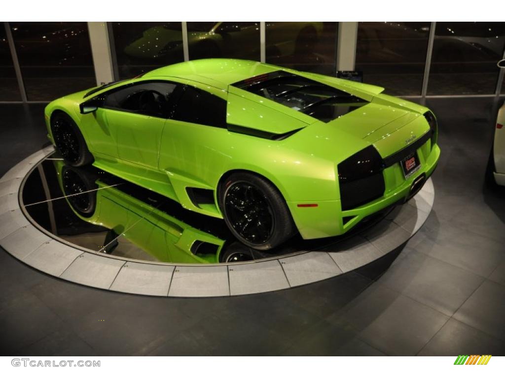 2008 Murcielago LP640 Coupe - Verde Ithaca (Pearl Green) / Nero Perseus photo #13