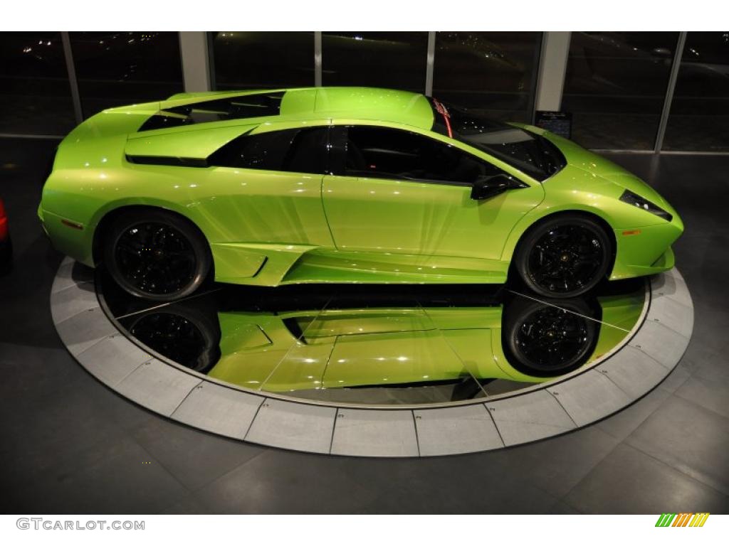 2008 Murcielago LP640 Coupe - Verde Ithaca (Pearl Green) / Nero Perseus photo #21