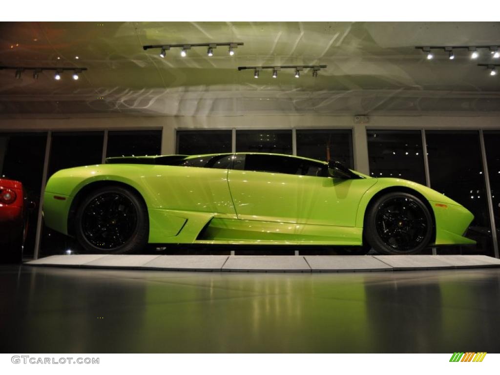 2008 Murcielago LP640 Coupe - Verde Ithaca (Pearl Green) / Nero Perseus photo #22