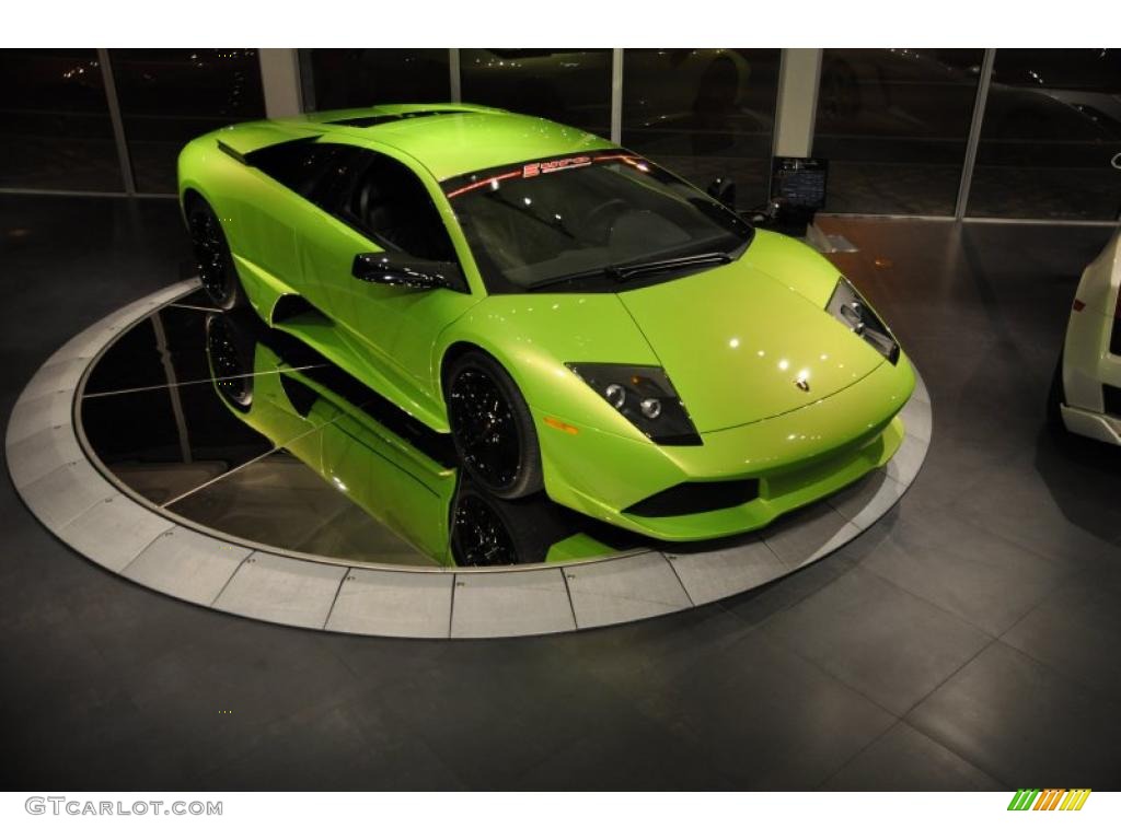 2008 Murcielago LP640 Coupe - Verde Ithaca (Pearl Green) / Nero Perseus photo #24