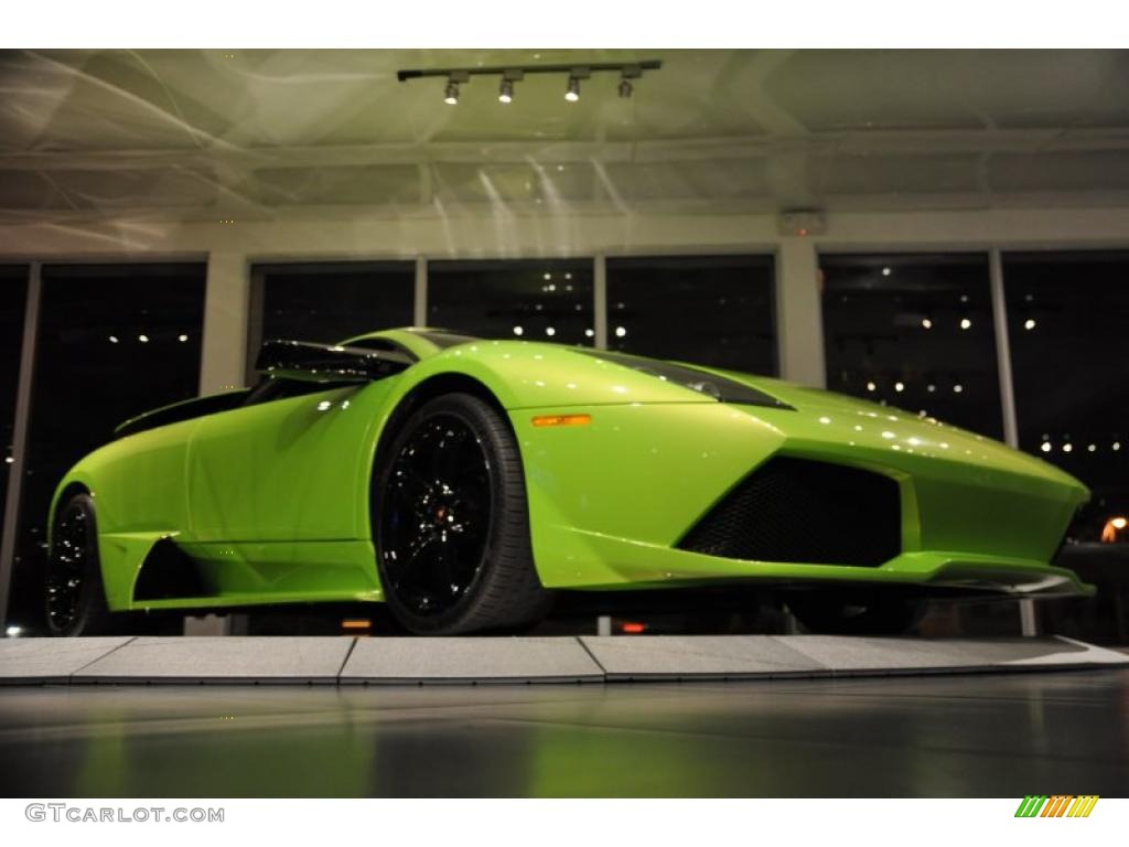 2008 Murcielago LP640 Coupe - Verde Ithaca (Pearl Green) / Nero Perseus photo #26
