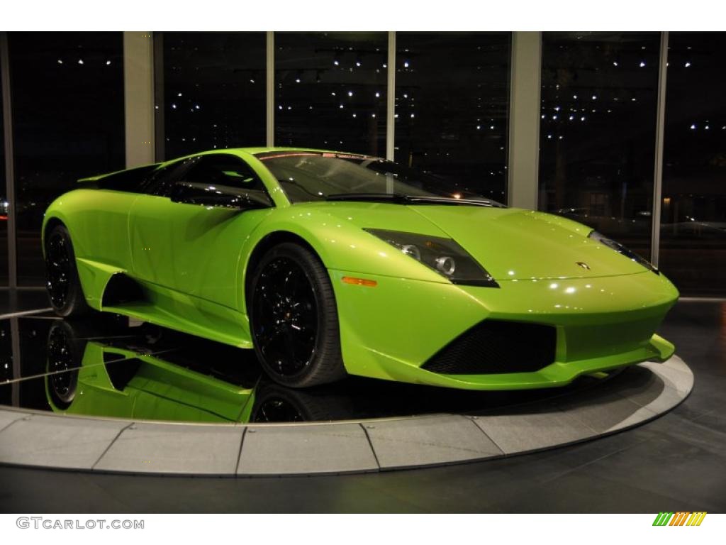 2008 Murcielago LP640 Coupe - Verde Ithaca (Pearl Green) / Nero Perseus photo #28