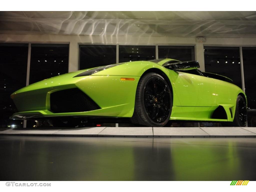 2008 Murcielago LP640 Coupe - Verde Ithaca (Pearl Green) / Nero Perseus photo #33