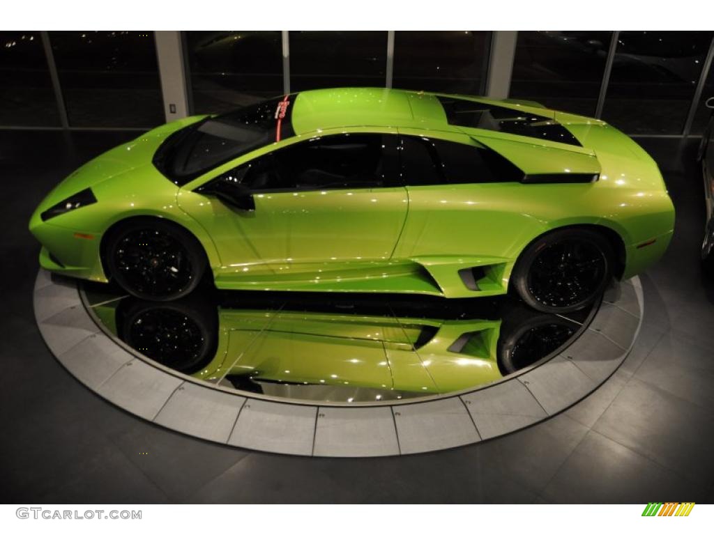 2008 Murcielago LP640 Coupe - Verde Ithaca (Pearl Green) / Nero Perseus photo #37
