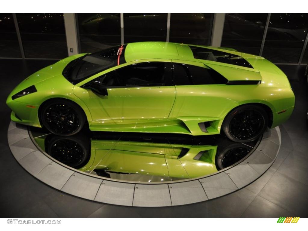 2008 Murcielago LP640 Coupe - Verde Ithaca (Pearl Green) / Nero Perseus photo #38