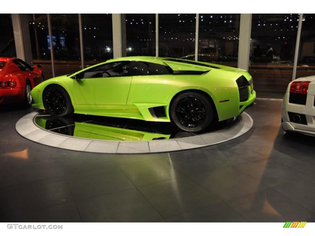 2008 Murcielago LP640 Coupe - Verde Ithaca (Pearl Green) / Nero Perseus photo #39