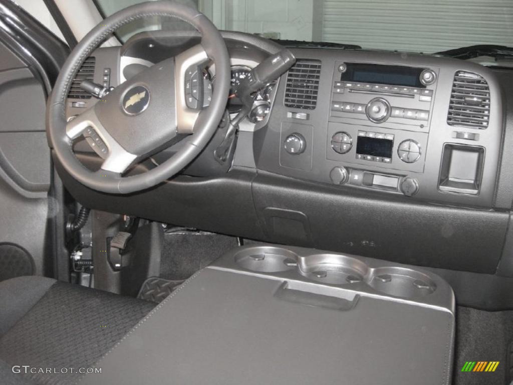2011 Silverado 1500 LT Extended Cab 4x4 - Taupe Gray Metallic / Ebony photo #7
