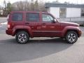 2008 Red Rock Crystal Pearl Jeep Liberty Sport 4x4  photo #3