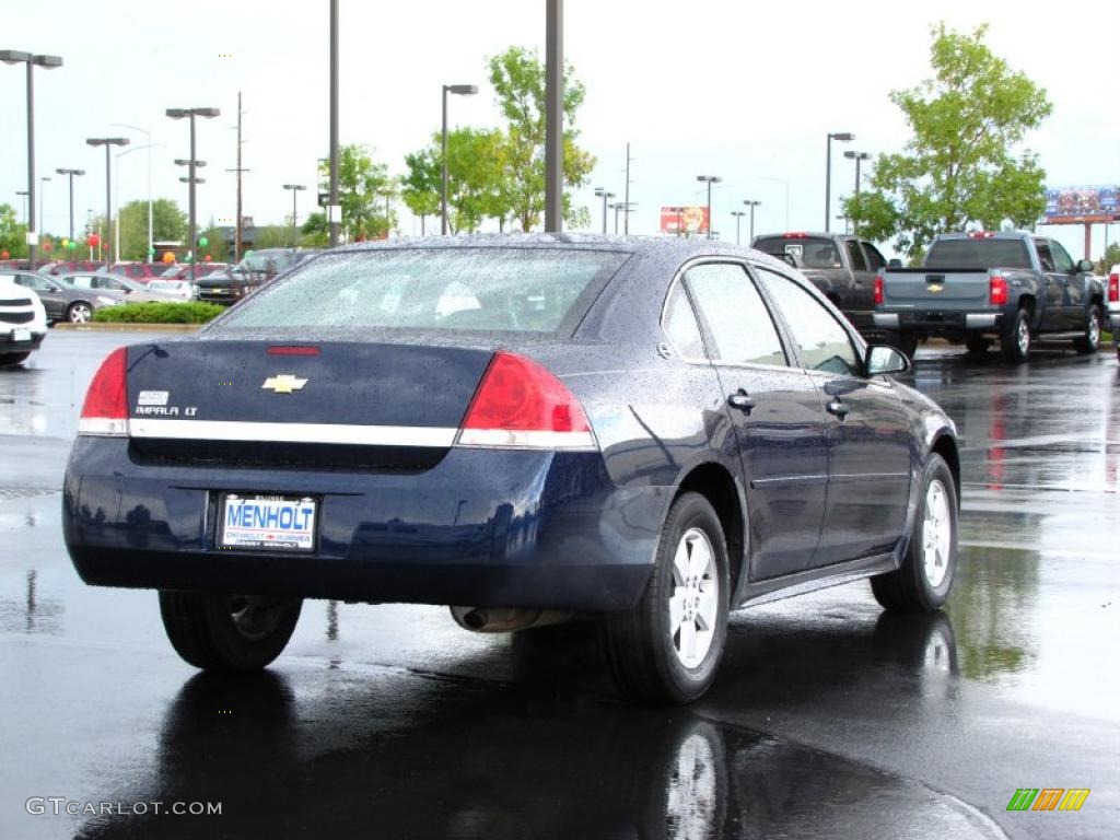 2009 Impala LT - Imperial Blue Metallic / Ebony photo #3