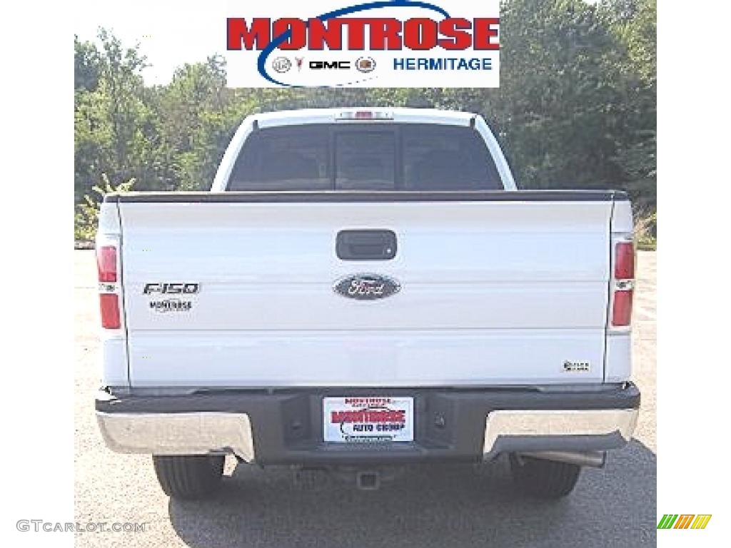 2010 F150 XLT SuperCab 4x4 - Oxford White / Medium Stone photo #9