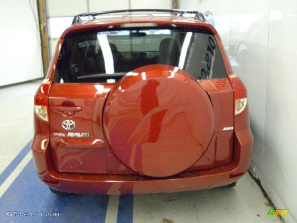 2007 RAV4 Limited 4WD - Barcelona Red Pearl / Dark Charcoal/Ash photo #4