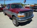 1997 Toreador Red Metallic Ford F250 XLT Extended Cab 4x4  photo #9