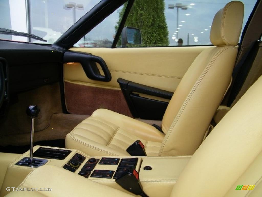 Tan Interior 1989 Ferrari 328 GTS Photo #3618260