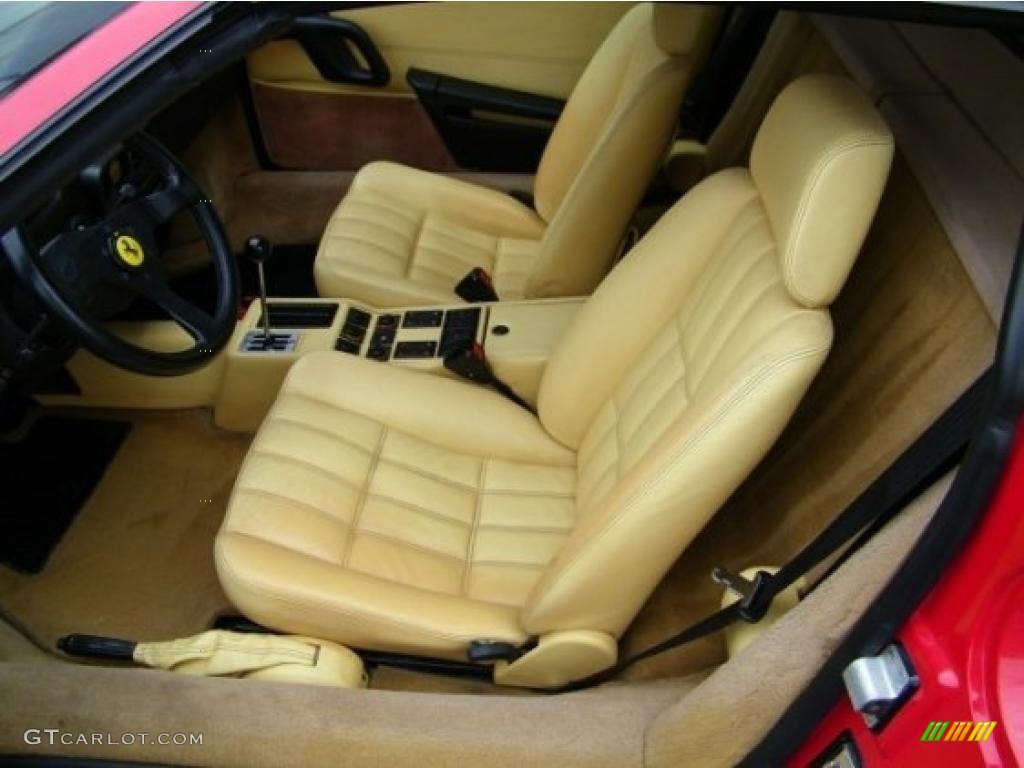 Tan Interior 1989 Ferrari 328 GTS Photo #3618300