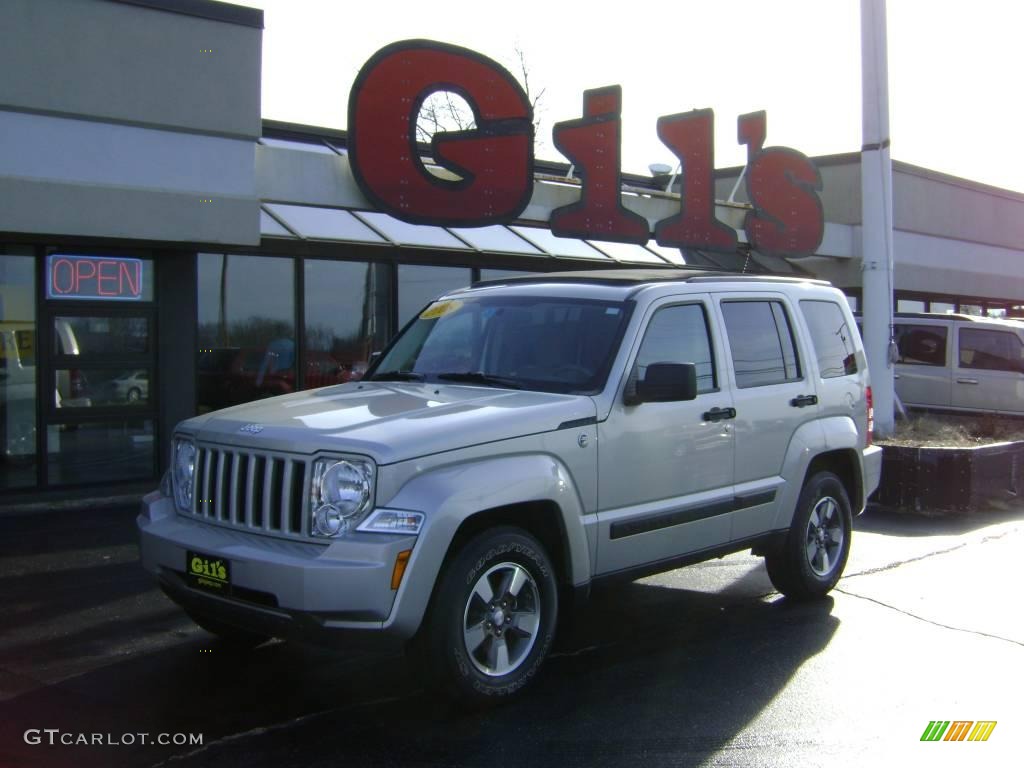 2008 Liberty Sport 4x4 - Light Graystone Pearl / Pastel Pebble Beige photo #1