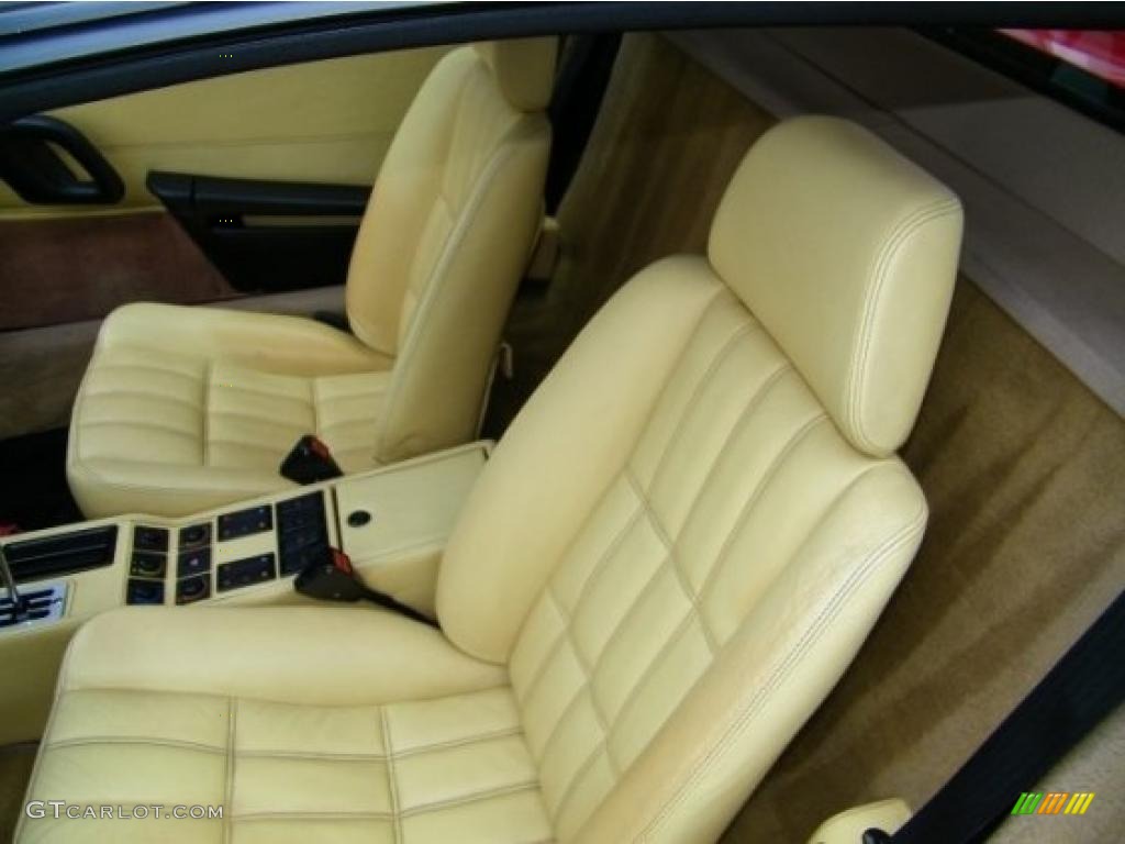 Tan Interior 1989 Ferrari 328 GTS Photo #3618315