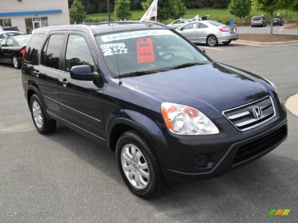 2006 CR-V EX - Royal Blue Pearl / Black photo #4