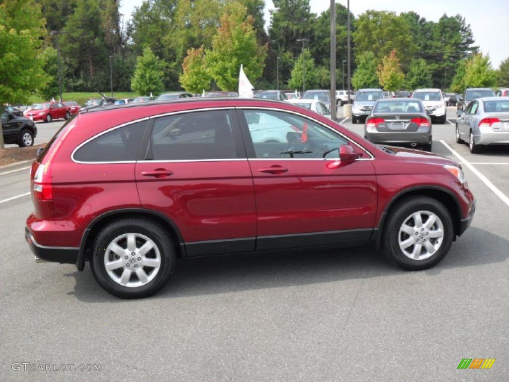 2008 CR-V EX-L - Tango Red Pearl / Gray photo #4