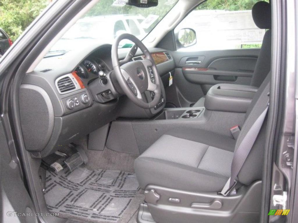 2011 Yukon XL SLE 4x4 - Storm Gray Metallic / Ebony photo #8