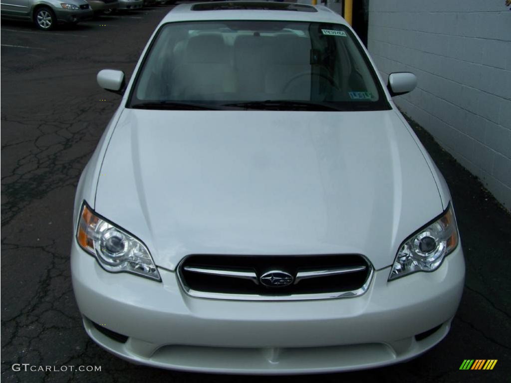 2006 Legacy 2.5i Special Edition Sedan - Satin White Pearl / Taupe photo #10