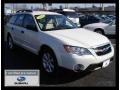 2008 Satin White Pearl Subaru Outback 2.5i Wagon  photo #1