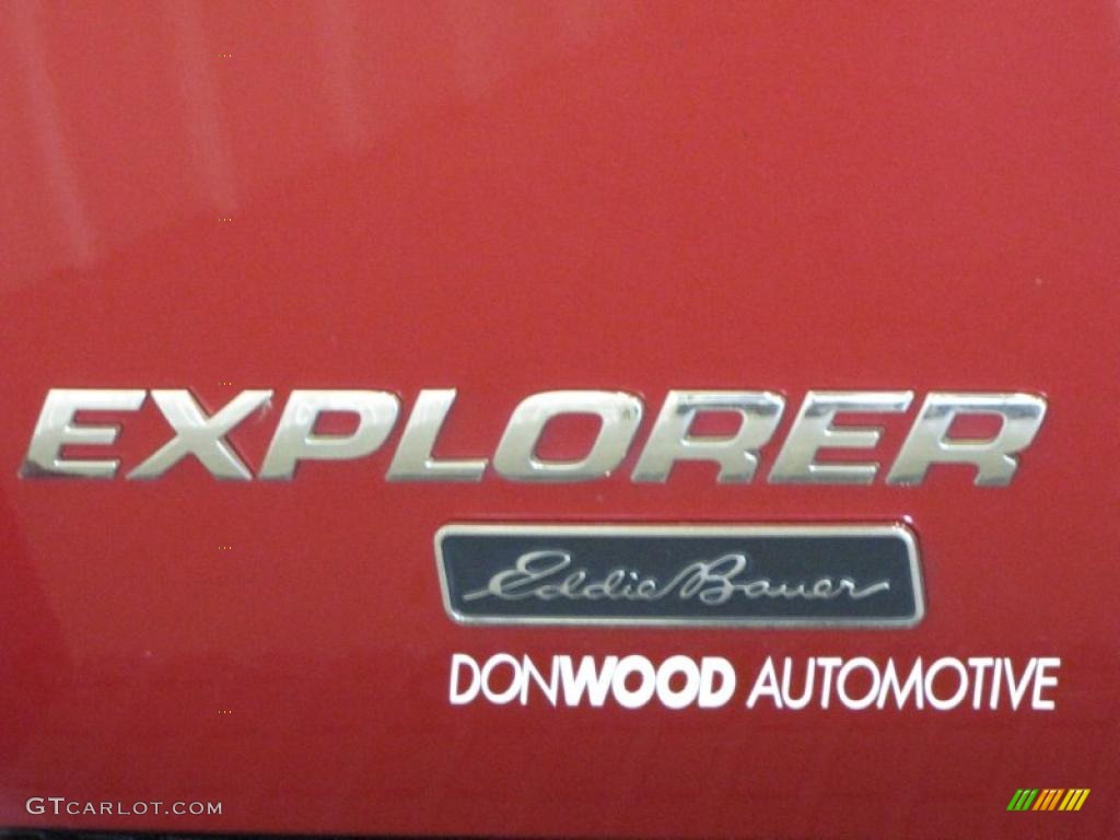 2004 Explorer Eddie Bauer 4x4 - Redfire Metallic / Medium Parchment photo #6