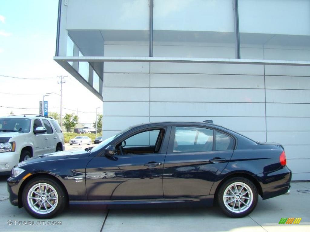 2010 3 Series 328i xDrive Sedan - Monaco Blue Metallic / Saddle Brown Dakota Leather photo #3