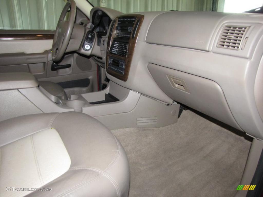2004 Explorer Eddie Bauer 4x4 - Redfire Metallic / Medium Parchment photo #12
