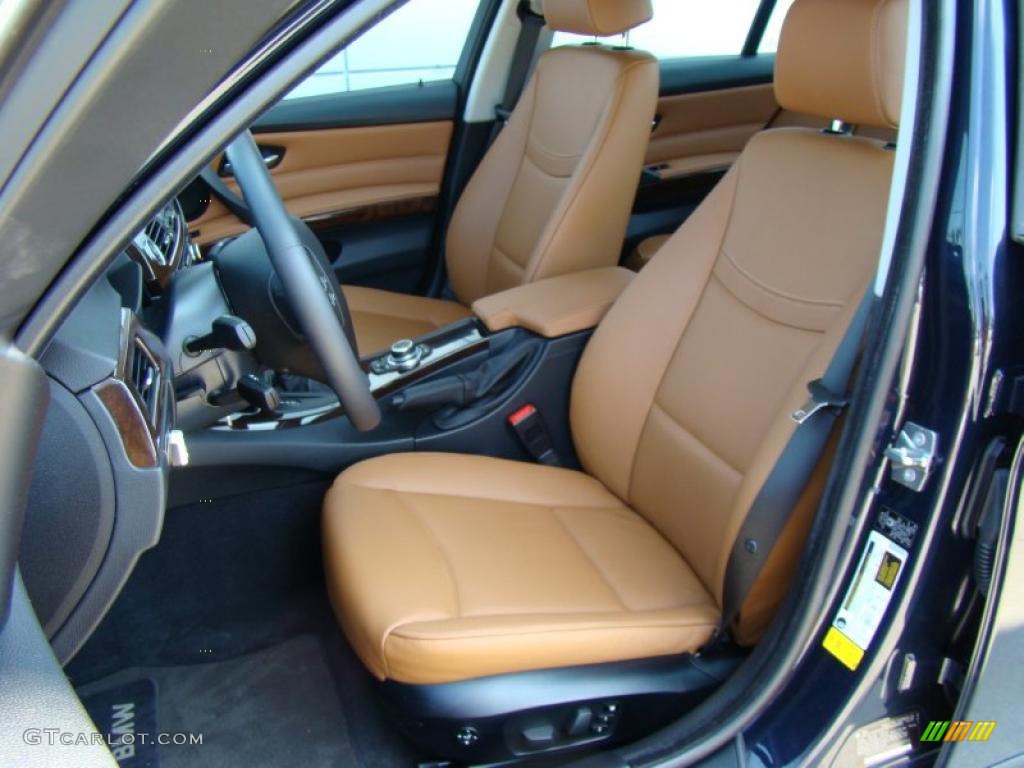 2010 3 Series 328i xDrive Sedan - Monaco Blue Metallic / Saddle Brown Dakota Leather photo #8
