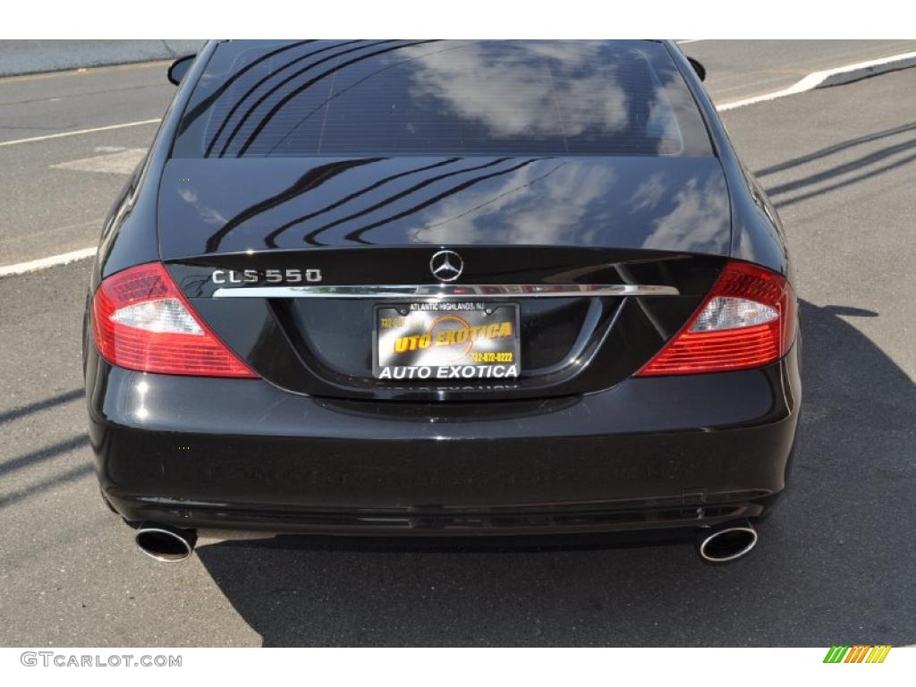 2007 CLS 550 - Black / Black photo #13