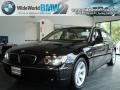 2008 Azurite Black Metallic BMW 7 Series 750Li Sedan  photo #1