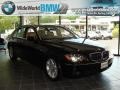 2008 Azurite Black Metallic BMW 7 Series 750Li Sedan  photo #3