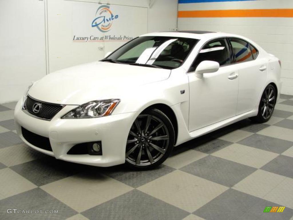 Starfire White Pearl 2009 Lexus IS F Exterior Photo #36199049