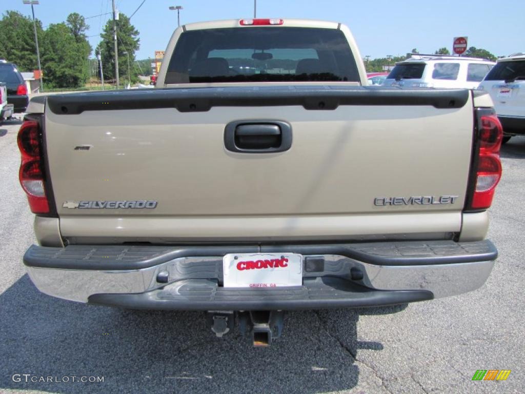 2005 Silverado 1500 LS Extended Cab 4x4 - Sandstone Metallic / Dark Charcoal photo #6