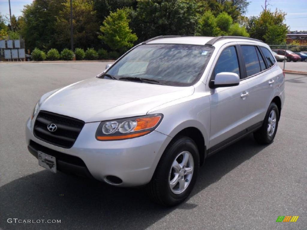 2008 Santa Fe GLS - Bright Silver / Gray photo #1