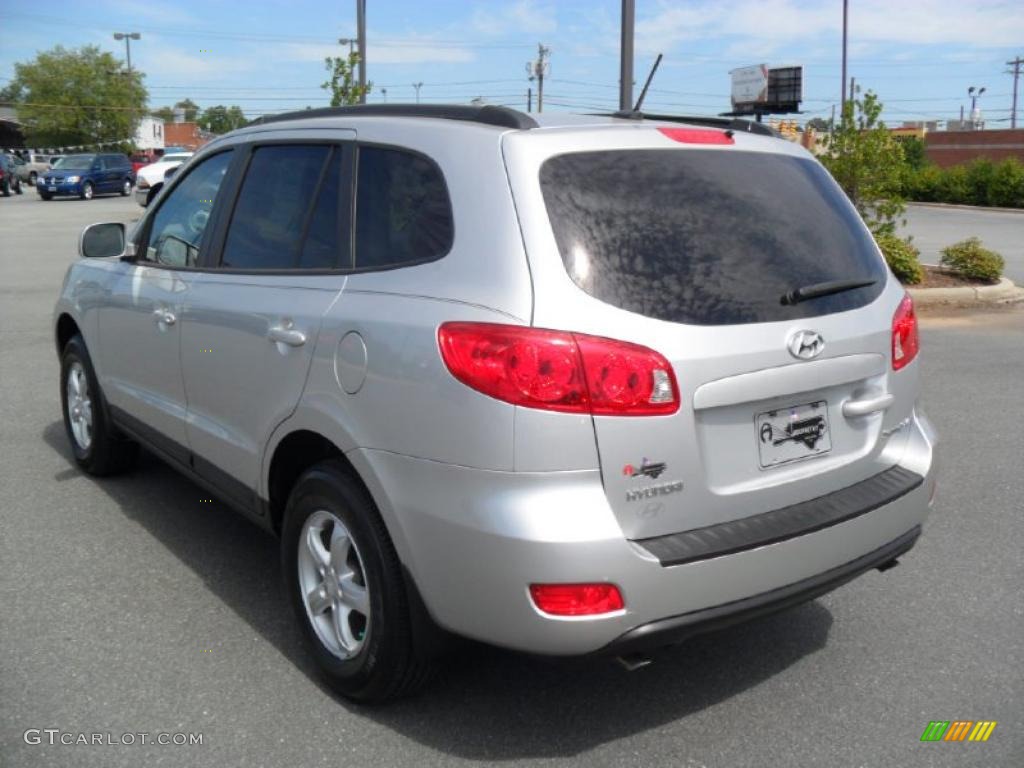 2008 Santa Fe GLS - Bright Silver / Gray photo #2