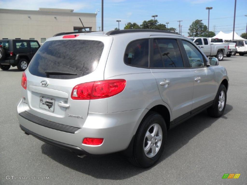 2008 Santa Fe GLS - Bright Silver / Gray photo #4