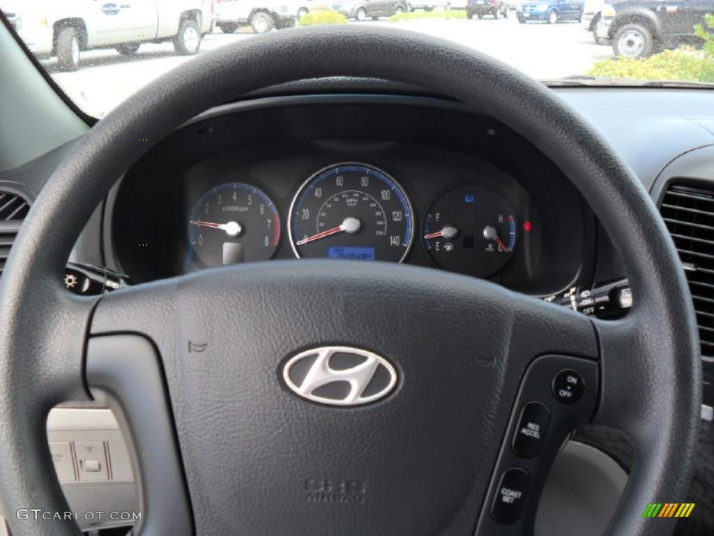 2008 Santa Fe GLS - Bright Silver / Gray photo #10