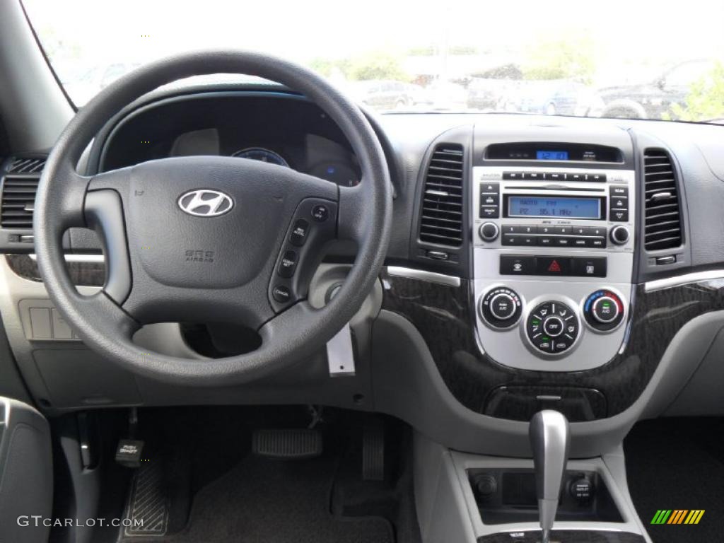 2008 Santa Fe GLS - Bright Silver / Gray photo #14