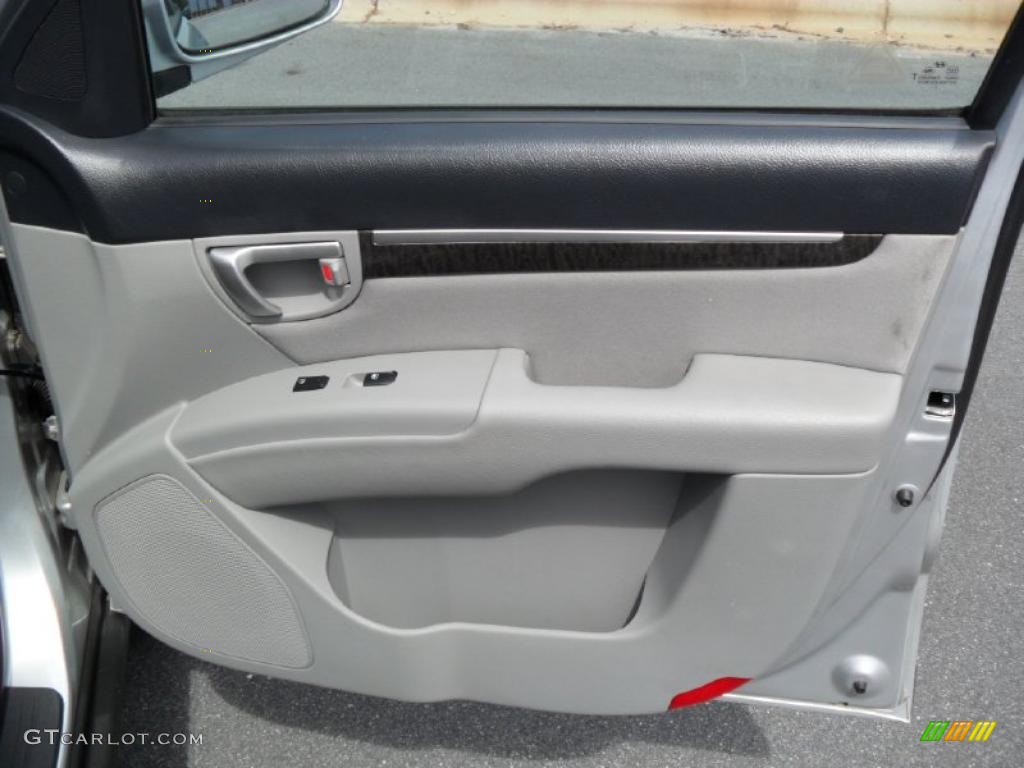 2008 Santa Fe GLS - Bright Silver / Gray photo #20