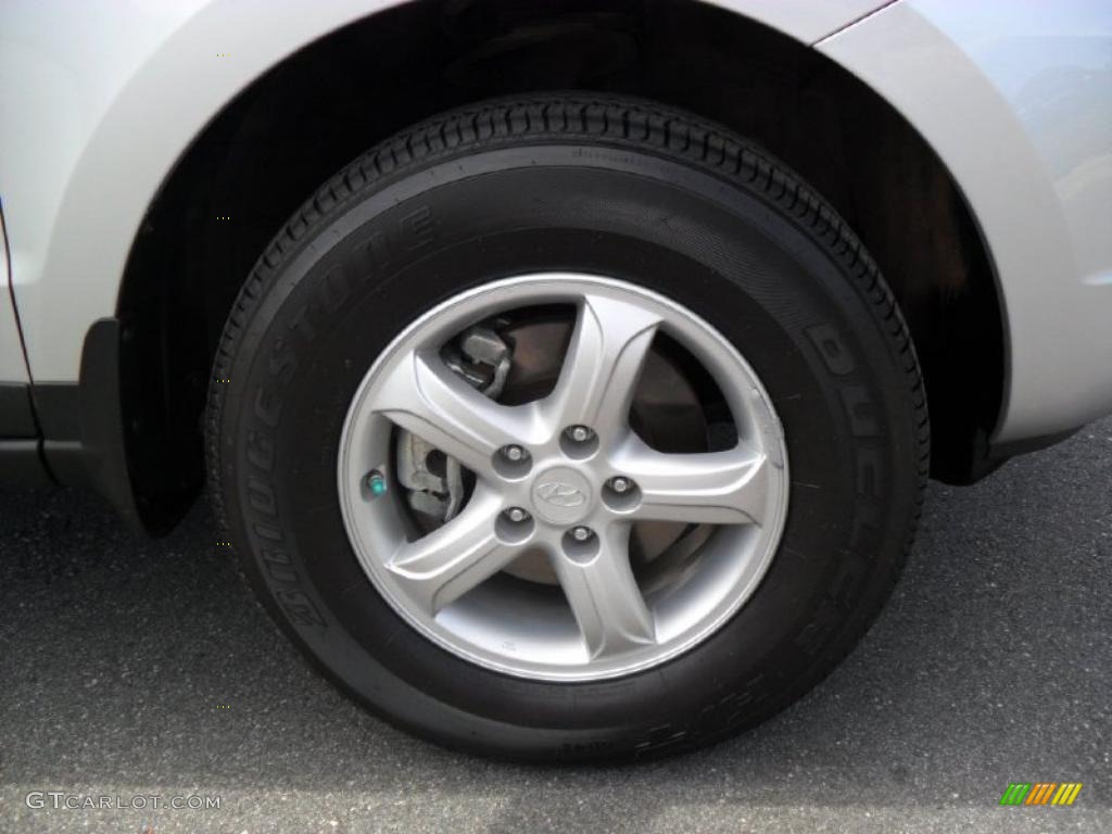 2008 Santa Fe GLS - Bright Silver / Gray photo #22