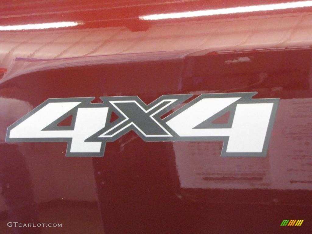 2008 Silverado 1500 LTZ Extended Cab 4x4 - Deep Ruby Metallic / Ebony photo #7