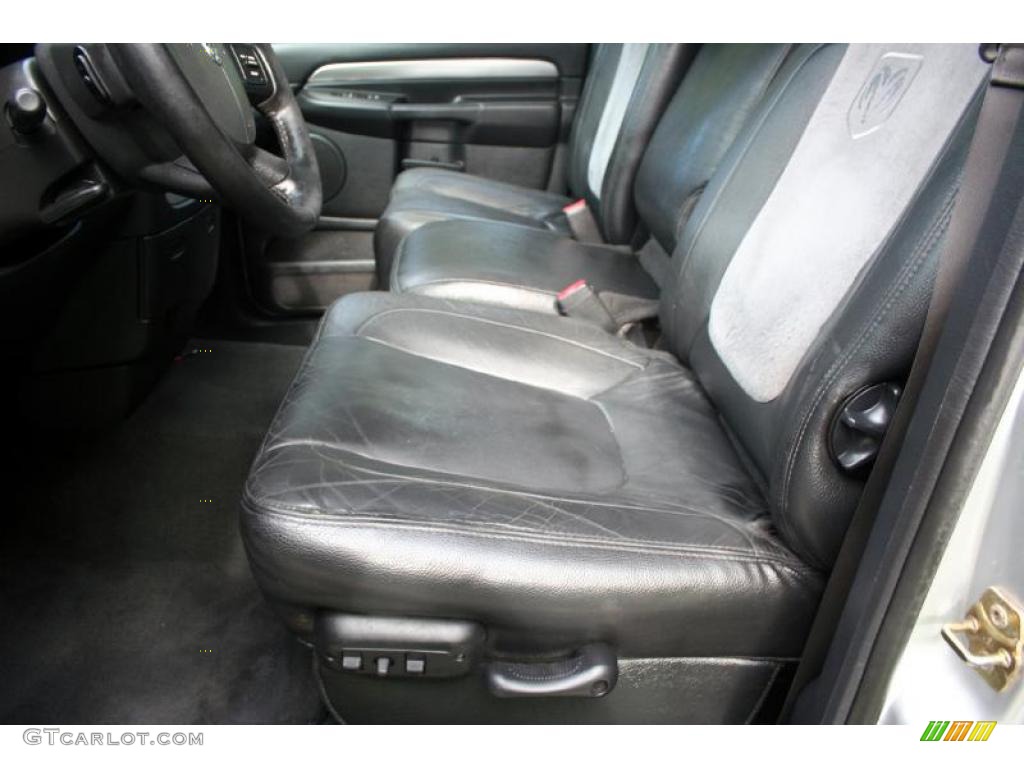 2004 Ram 3500 Laramie Quad Cab 4x4 Dually - Bright Silver Metallic / Dark Slate Gray photo #43