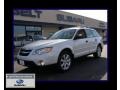 2009 Satin White Pearl Subaru Outback 2.5i Special Edition Wagon  photo #1