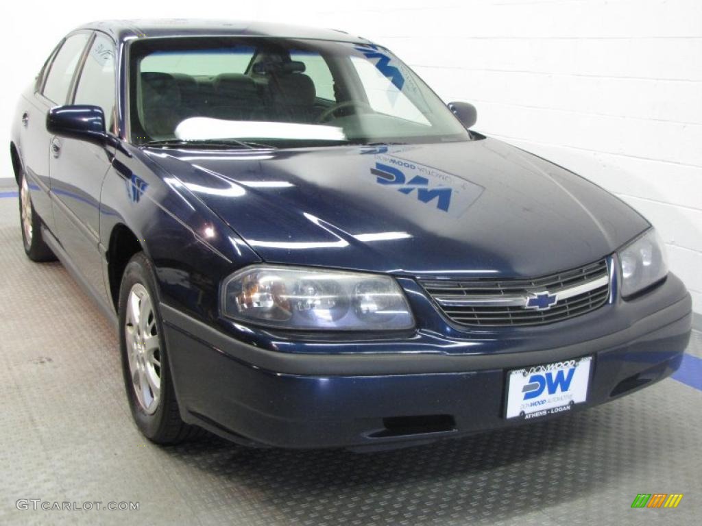 2001 Impala  - Navy Blue Metallic / Medium Gray photo #1