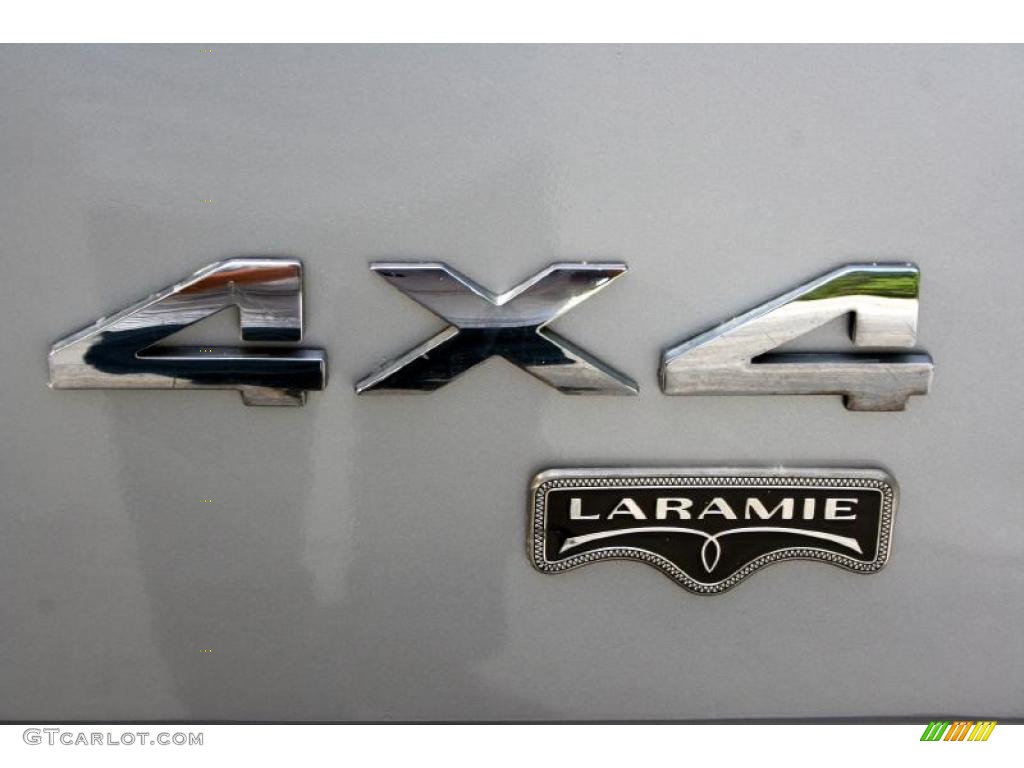 2004 Ram 3500 Laramie Quad Cab 4x4 Dually - Bright Silver Metallic / Dark Slate Gray photo #105