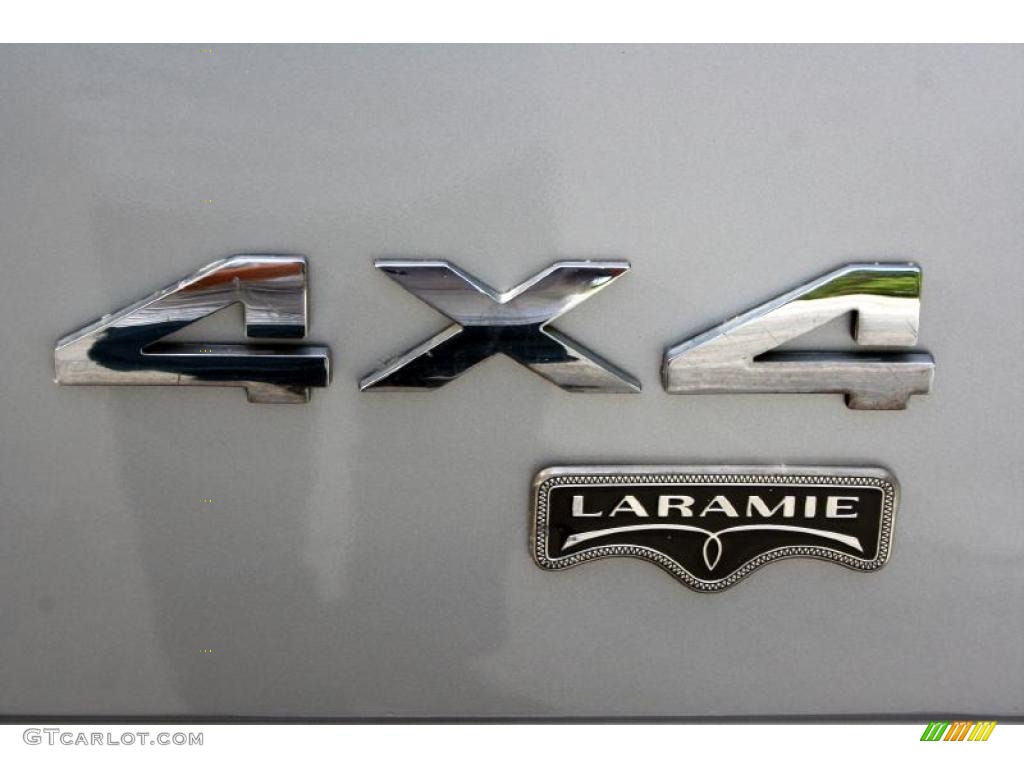 2004 Ram 3500 Laramie Quad Cab 4x4 Dually - Bright Silver Metallic / Dark Slate Gray photo #106