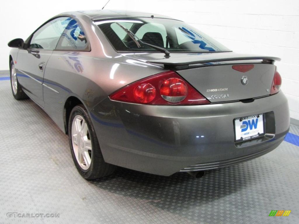 2001 Cougar V6 - Dark Shadow Grey Metallic / Midnight Black photo #3